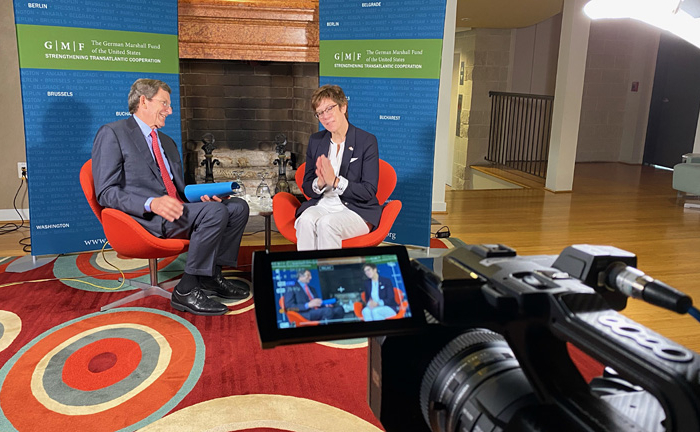 Keeping the subjects in focus so that the event goes smoothly.