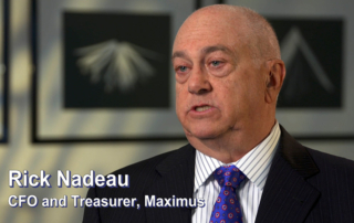 Rick Nadeau, CFO and treasurer of Maximus.