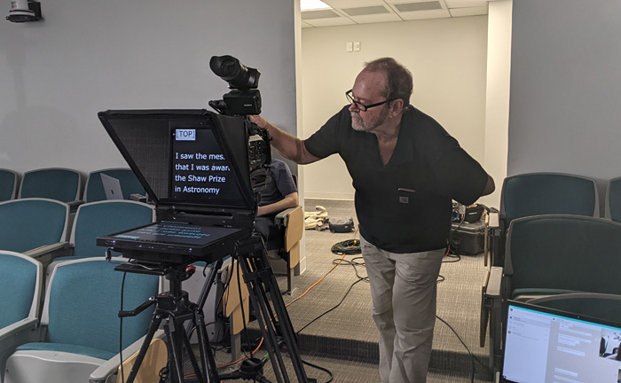 Award Ceremony Video Production, on site camera crew, Shaw Prize Foundation, Annual Award Ceremony