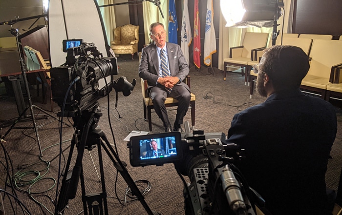 DMJ's David Jassie interviews ROA's Executive Director Maj. General Jeffery Phillips.