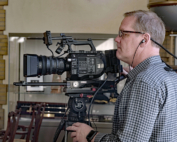 Shawn Chadwick with the Sony FS7 MII, which nearly guarantees a successful production.