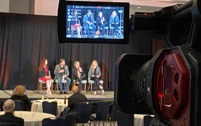The Panasonic AGDVX 200 keeps everything in focus.