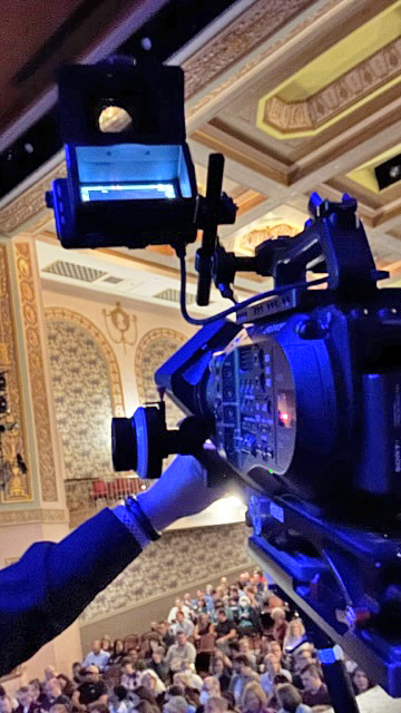 Bringing the latest video technology to a vintage event space.