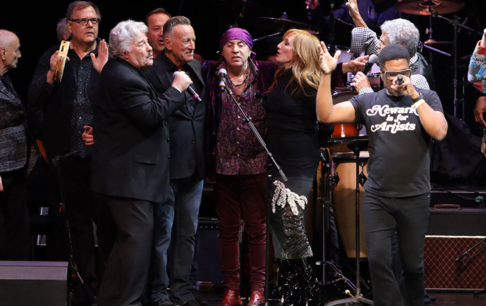 Tony Orlando, Bruce Springsteen, Steven Van Zandt, Patti Scialfa, image courtesy of Gary Gellman/Gellman Images