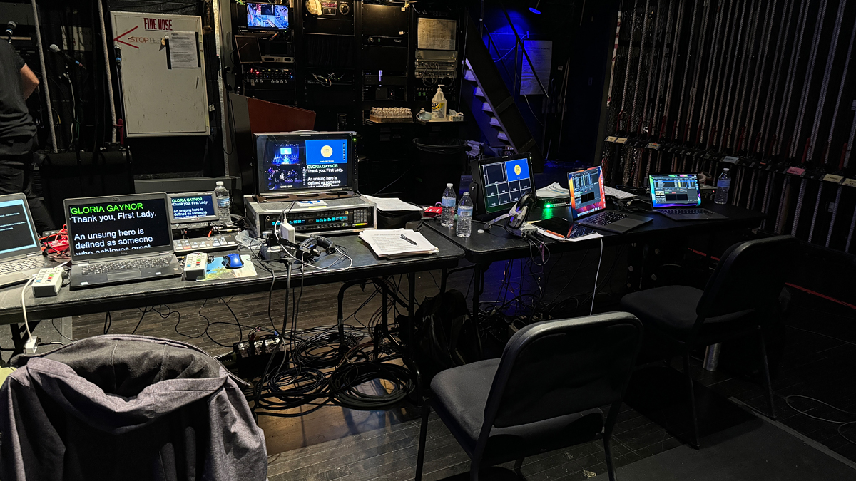 NJ Hall of Fame 2023: Backstage technology setup, MTITV Video Production