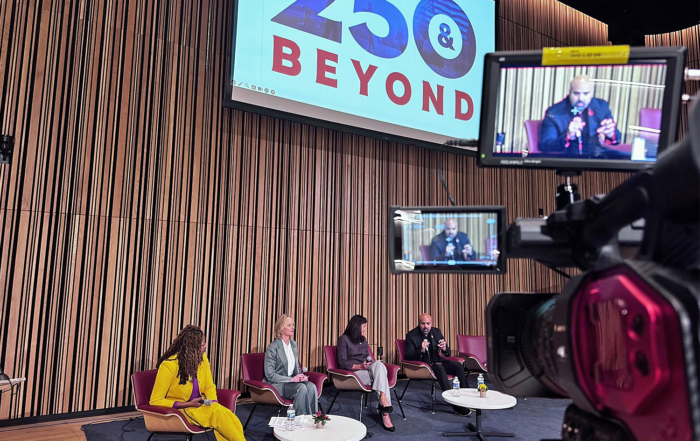 The livestream was covered from several angles, for both clarity and visual interest.
